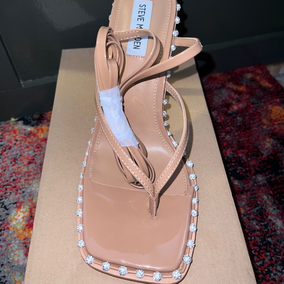 Steve Madden Studded Lace Up Heels - Picture 3 of 6